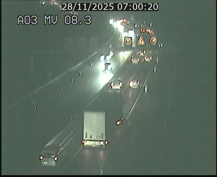 Webcam Autoroute après la Croix de Bettembourg en direction de Luxembourg sur l'A3