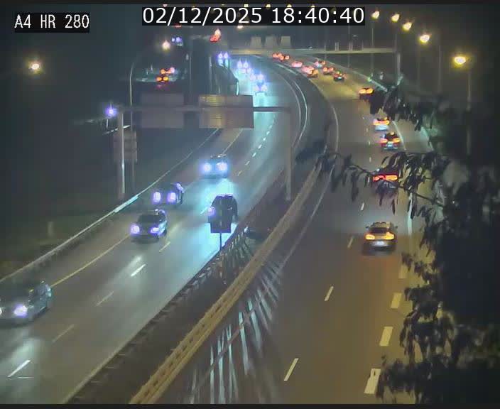 Webcam traffic A4 Luxembourg - BK 0.2 - P+R Bouillon (direction Luxembourg)