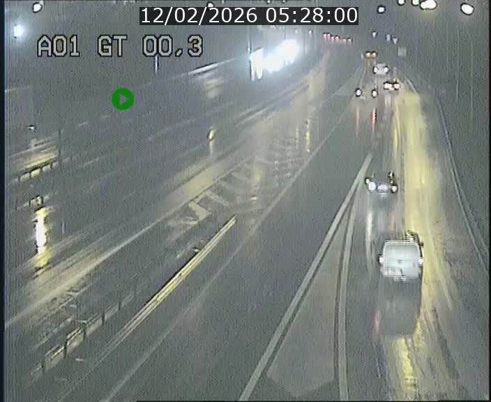 Traffic live webcam Luxembourg Croix de Gasperich - A1 direction Kirchberg - BK 0.3