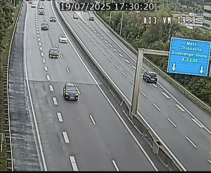 Webcam Autoroute à la Croix de Bettembourg - A3 - BK 9.9 - direction France