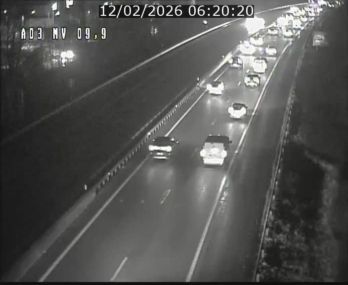 Webcam Autoroute à la Croix de Bettembourg - A3 - BK 9.9 - direction Luxembourg-Ville