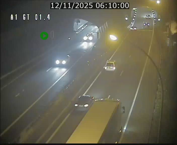 Traffic live webcam Luxembourg Hesperange - A1 direction Kirchberg - BK 1.4