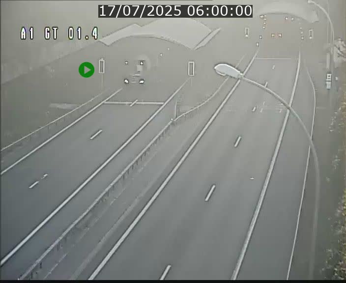 Traffic live webcam Luxembourg Hesperange - A1 direction Kirchberg - BK 1.4