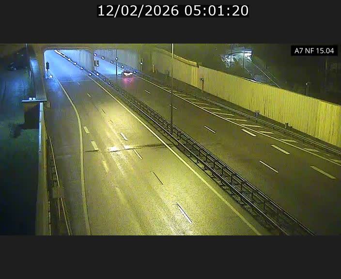 Caméra trafic Luxembourg - A7, Tunnel Mersch, entrée sud, direction Ettelbruck
