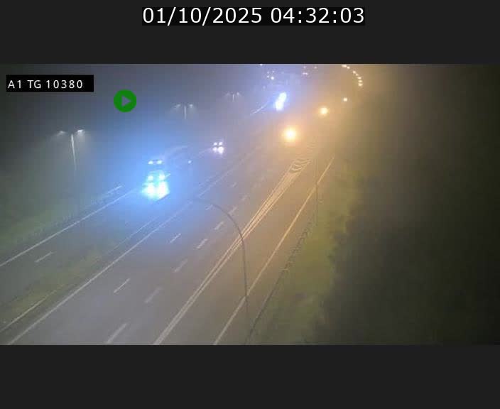 Traffic live webcam Luxembourg Senningerberg - A1 direction Luxembourg Kirchberg - BK 10.3