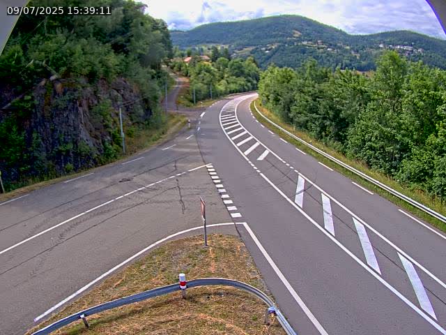Caméra autoroute France - N66, col du Bussang direction Remiremont