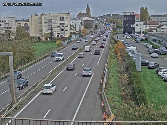 Caméra autoroute France - A31, Thionville direction Metz