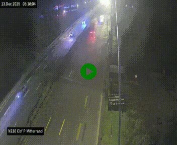 Webcam sur le périphérique de Bordeaux à l'est de la ville. Caméra située sur le Pont Mitterand sur la N230