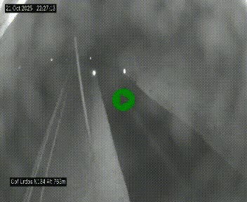 Webcam dans les Pyrénées Atlantique au niveau du col d'Urdos et du fort du Pourtalet sur la N134, en direction du Col et du tunnel du Somport, à 765 mètres d'altitude