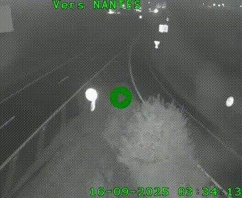 Webcam N147 au nord de Poitiers et à la jonction avec la A10