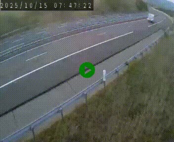 Caméra autoroutière France - A75, Engayresque, entre Millau et Séverac-le-Chateau, en direction de Montpellier
