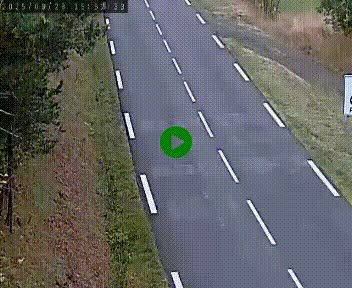 Caméra routière France - N102, au niveau du col de Montmirat à Saint-Etienne-du-Valdonnez à 1039 mètres d'altitude