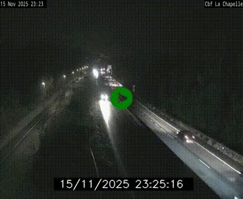 Webcam sur le périphérique de Nantes (N844) à hauteur de Porte de la Chapelle, au nord de la ville