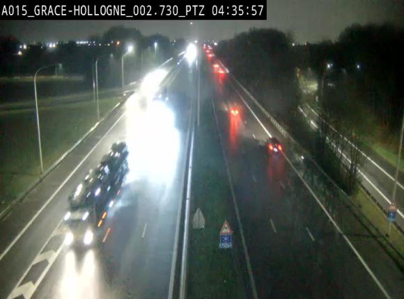 Caméra trafic Belgique - Grâce-Hollogne - E42, jonction avec A604, direction Loncin/Aéroport de Liège -  BK 3.2
