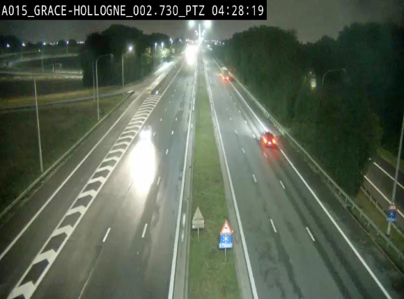Caméra trafic Belgique - Grâce-Hollogne - E42, jonction avec A604, direction Loncin/Aéroport de Liège -  BK 3.2