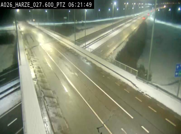 Caméra autoroute Belgique - Sougné-Remouchamps,E25 direction Luxembourg