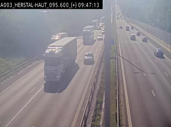 Webcam autoroute Belgique - Herstal - E40 direction Aix-la-Chapelle - BK 97