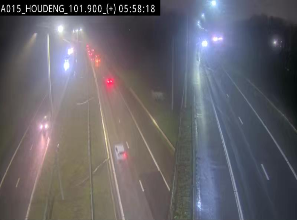 Webcam autoroute Belgique - Houdeng-Goegnies - Jonction E19/E42 direction Tournai/Mons - BK 101.85