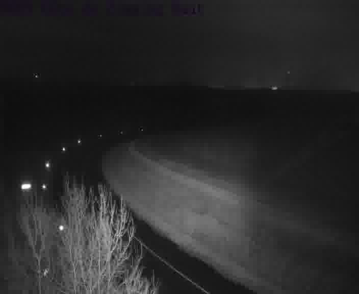 Webcam sur la D603 située en haut de la Côte de Zimming. Vue orientée vers Saint-Avold.