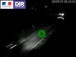Webcam sur la Nationale 201 à hauteur de la sortie Chambéry-Nord, avant à la jonction entre l'A41 et l'A43, en direction de Lyon
