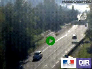 Webcam info trafic à proximité de Vizille sur la N85, au niveau du point de vue du Saut du Moine à Champagnier