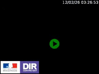 Webcam au niveau du col de Bois Clair à hauteur de Cluny sur la N79. Vue orientée vers Mâcon