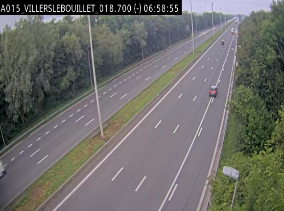 Webcam autoroute Belgique - Villers-le-Bouillet - E42 direction Liège - BK 18.7