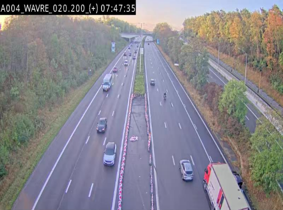 Webcam @ Wavre-sud KP 19.6, A4/E411