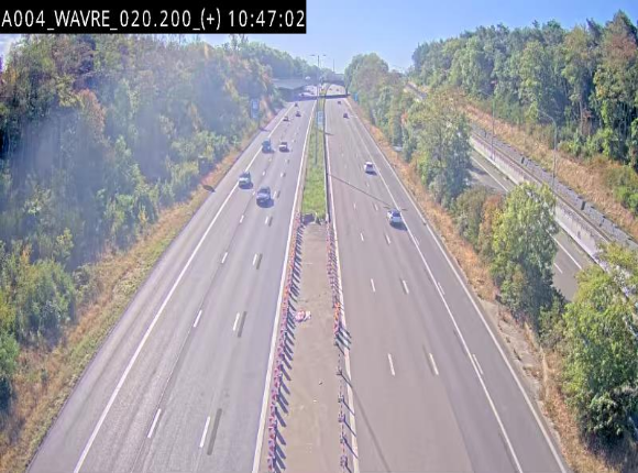 Webcam @ Wavre-sud KP 19.6, A4/E411