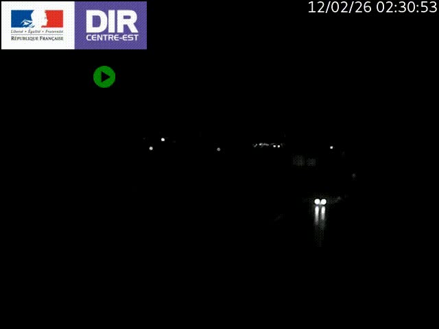 Caméra trafic à Meylan sur la Rocade-Sud de Grenoble en direction d'Aix-en-Provence