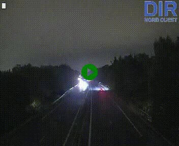 Webcam sur le périphérique de Caen (N814) à l'est de la ville, à Mondeville hauteur de la sortie 2, Presqu'île-Rives de l'Orne, au bout de l'autoroute A13