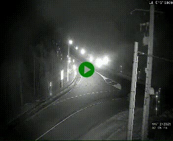 Webcam au carrefour de la croisade, à la jonction entre la N22 et la N320, avant le poste de douane franco-andorrane. Webcam à 1790 mètres d'altitude