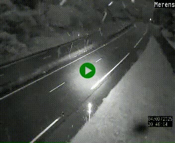 Webcam Ax-les-Thermes sur N20, en direction d'Andorre