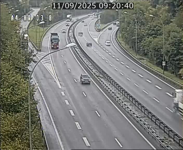 Webcam traffic A4 Luxembourg - BK 3.8 - Leudelange (direction Esch sur Alzette)