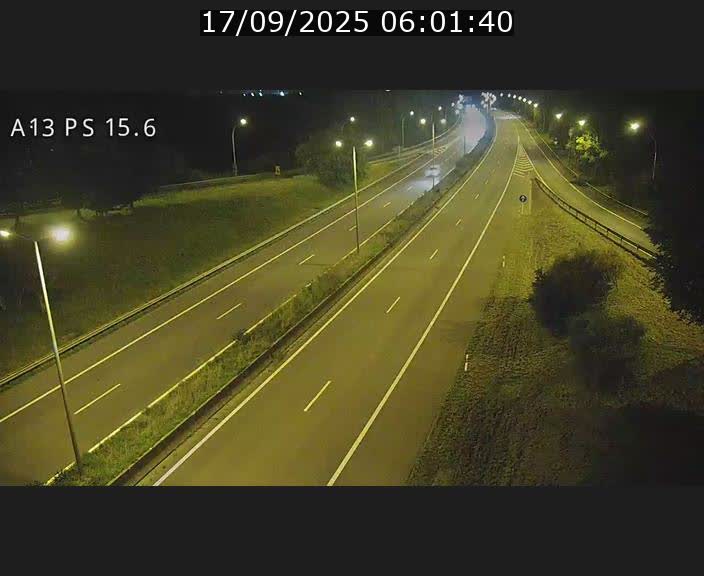 Traffic live webcam Luxembourg Kayl - A13 direction Dudelange - BK 15.6
