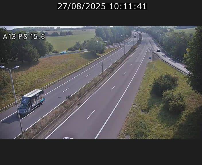 Traffic live webcam Luxembourg Kayl - A13 direction Dudelange - BK 15.6