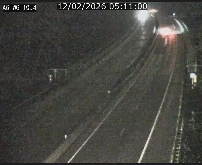 Traffic live webcam Luxembourg Mamer - A6 - BK 10.4 - direction Luxembourg/France/Allemagne