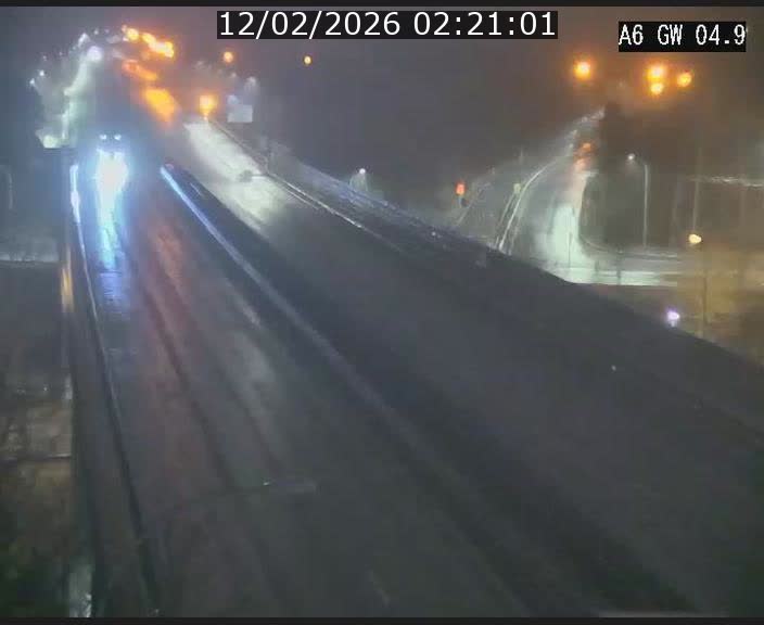 Traffic live webcam Luxembourg Croix de Cessange - A6 - BK 4.9 - direction Belgique