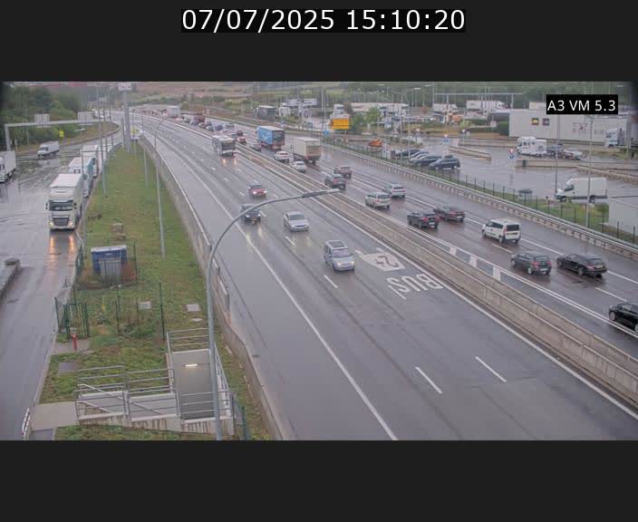 Traffic live webcam Luxembourg Aire de Berchem - A3 - BK 5 - direction France