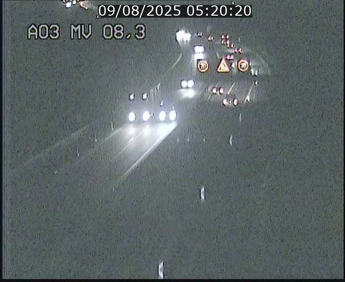 Webcam Autoroute après la Croix de Bettembourg en direction de Luxembourg sur l'A3