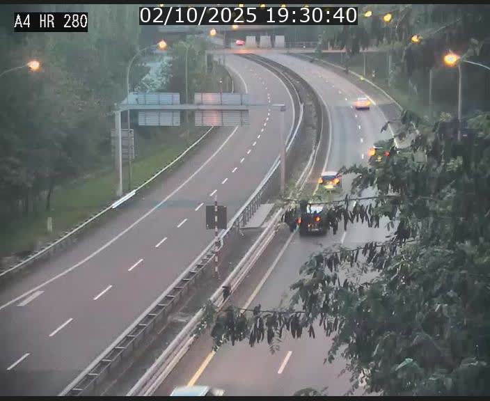 Webcam traffic A4 Luxembourg - BK 0.2 - P+R Bouillon (direction Luxembourg)