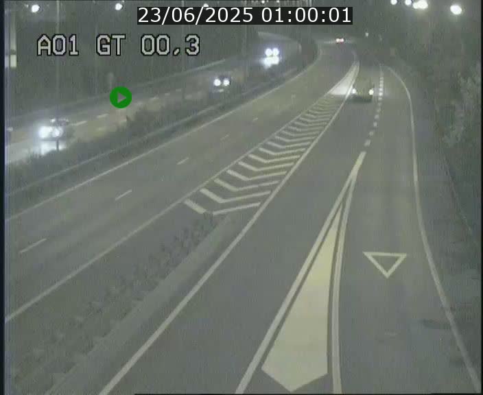 Traffic live webcam Luxembourg Croix de Gasperich - A1 direction Kirchberg - BK 0.3