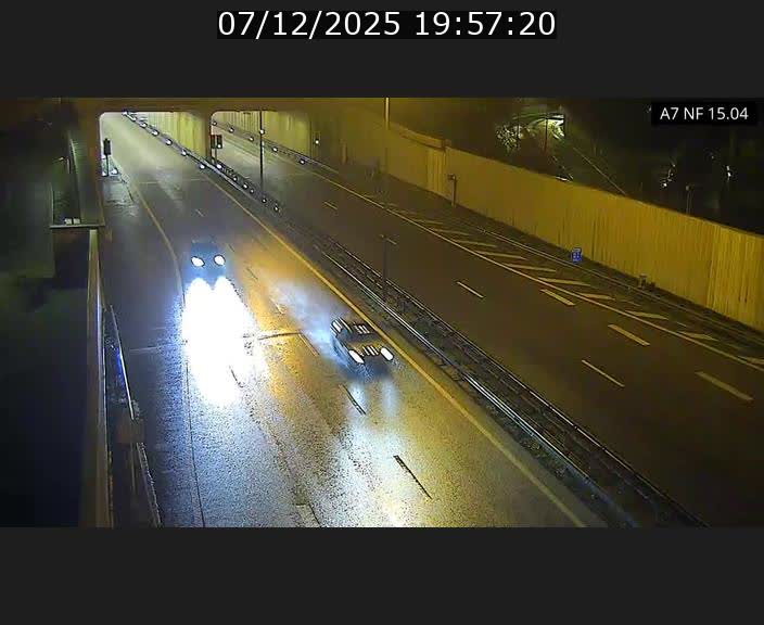 Caméra trafic Luxembourg - A7, Tunnel Mersch, entrée sud, direction Ettelbruck