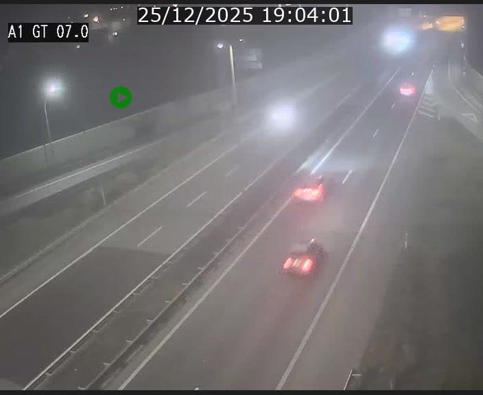 Traffic live webcam Luxembourg Cents - A1 direction Kirchberg - BK 7