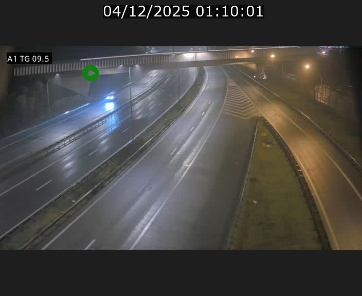 Traffic live webcam Luxembourg Jonction Grünewald - A1 direction Luxembourg-ville - BK 9.5