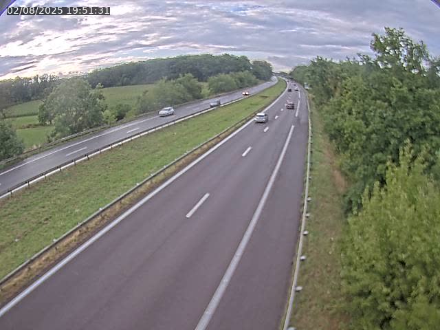 Caméra autoroute France - A31, Fey direction Metz