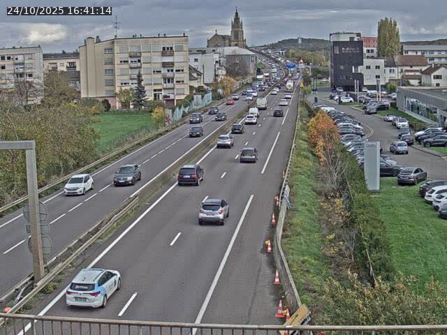 Caméra autoroute France - A31, Thionville direction Metz