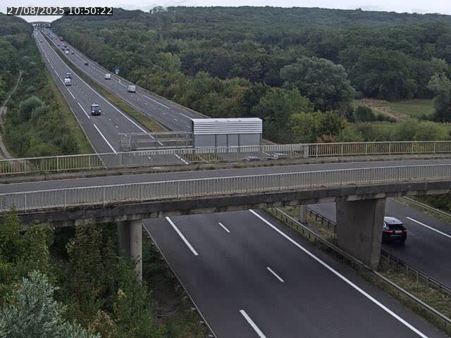 Caméra autoroute France - A31, Zoufftgen direction Luxembourg-ville, à la frontière entre la France et le Luxembourg