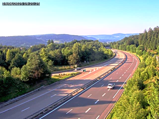 Caméra autoroute France - N57, Côte de la demoiselle direction Remiremont