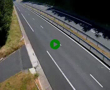 Caméra autoroute A75 à hauteur du col des Issartets en direction de Montpellier